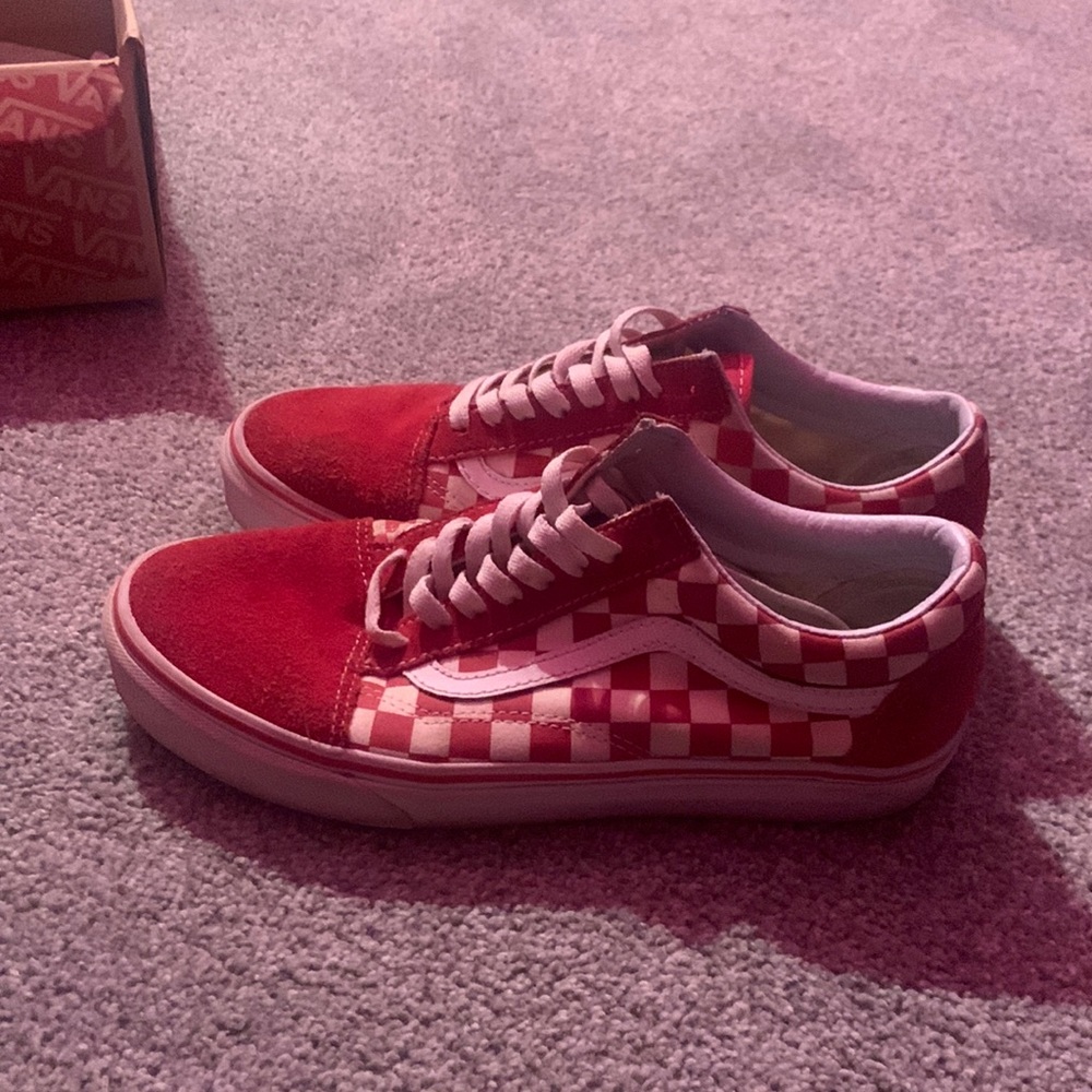Primary Check Vans (womens)